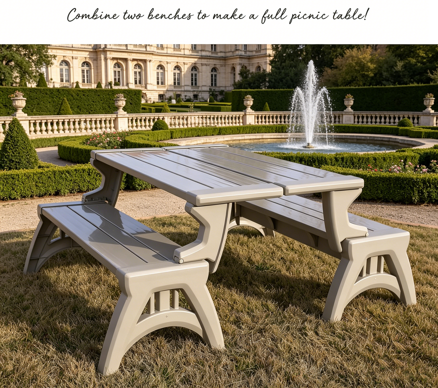 🎉Convert-a-Bench Gen II XL Designer Series Bench-to-Table,Buy 1 get 1 free