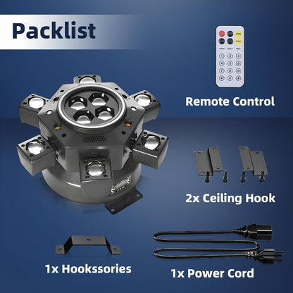 🔥Buy 1 Get 1 Free🔦✨540° Rotating DJ Spotlight