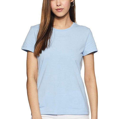 Women's short-sleeved crew neck T-shirt