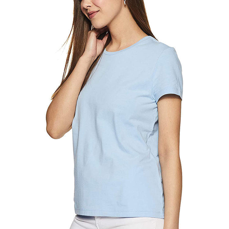 Women's short-sleeved crew neck T-shirt