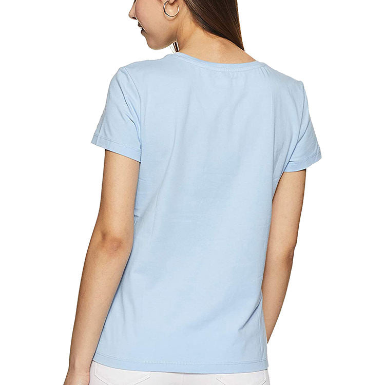 Women's short-sleeved crew neck T-shirt