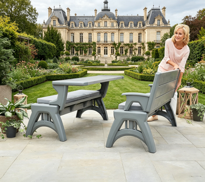 🎉Convert-a-Bench Gen II XL Designer Series Bench-to-Table,Buy 1 get 1 free